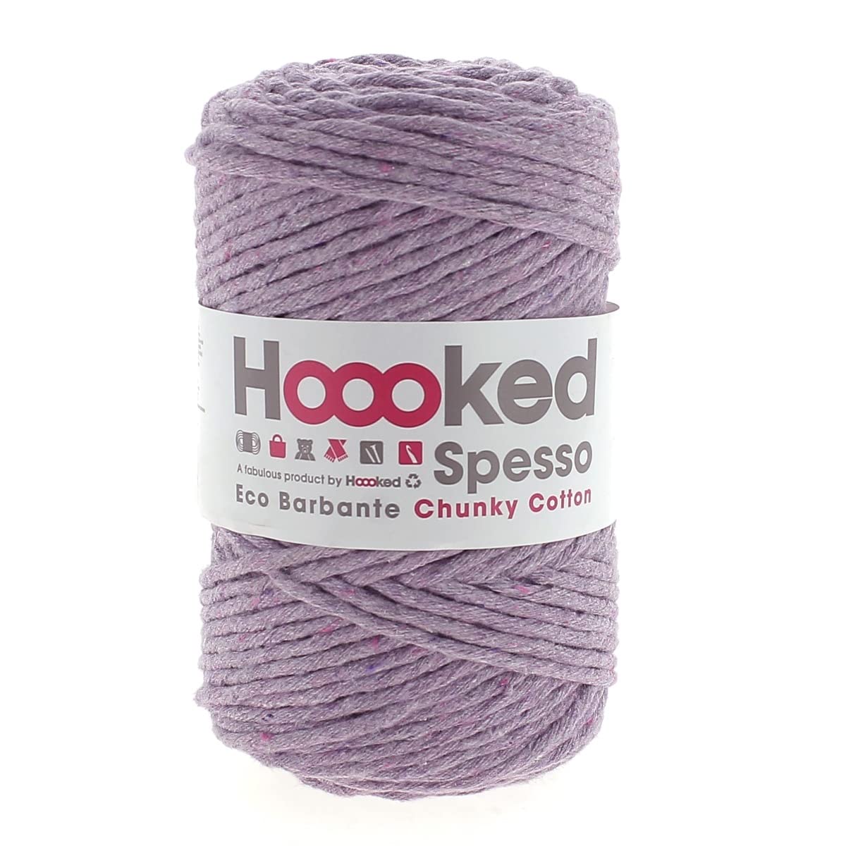 Hoooked S600 Spesso Chunky Orchid Cotton Yarn - 127M, 500g