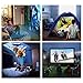 Portable Projector, Distianert Video Projector Home Theater Projector HD Projector Outdoor/Indoor Projector Support 1080P via USB TV Laptop Game Android iPad iPhone for Home Cinema Theater