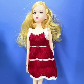doll woolen dress