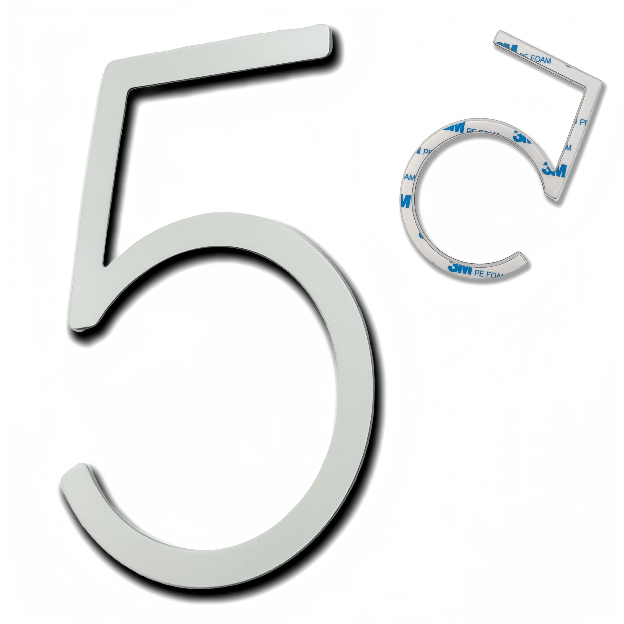 TILUODA Self-adhesive house number 5
