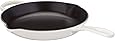 Le Creuset Enameled Cast Iron Signature Iron Handle Skillet, 10.25" (1-3/4 qt.), White