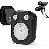 Mini MP3 Player with Bluetooth 5.3, 64GB Portable Music Player with Sports Clip, OTG Function, Mp3 Player NO Screen for Running/Cycling/Exercise-Student, Kid (Black)
