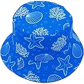 Bucket Hat for Women Men Beach Sun Hat Fishing Hat Double Side Wear Reversible Fisherman Hat