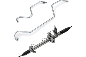 CORRBPEN Rack Pinion Transfer Lines Compatible With 2008-2014 Chevrolet Silverado/Tahoe/Suburba/Avalanche, 2008-2014 GMC Sierra/Yukon/Cadillac Escalade ESV, Hard lines on Rack Replacement For#15254059 15254058