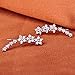 Silver Plated CZ Crystal Star Ear Vine Climbers Sweep up Ear Cuffs Hook Earrings 1 Pair