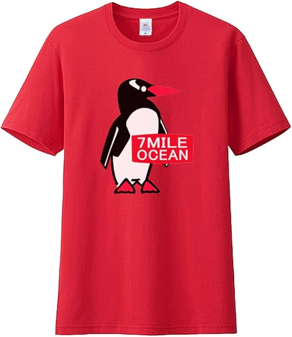Amazon 7mile Ocean Tシャツ メンズ 半袖 プリント 人気ブランド ロゴ セール イーグル Svm0045 L サイズ Red レッド 赤 オリジナルプリント 通販