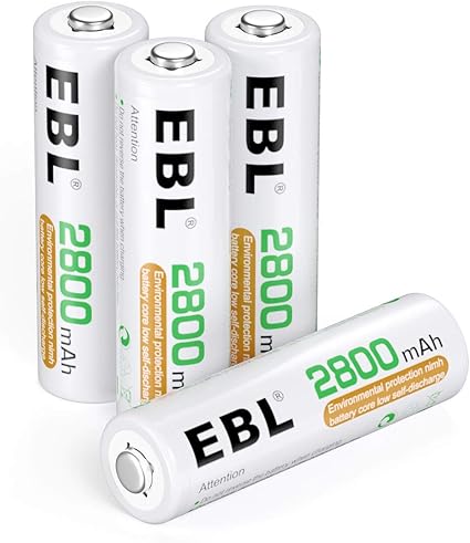 EBL AA Rechargeable Batteries 4-Pack 