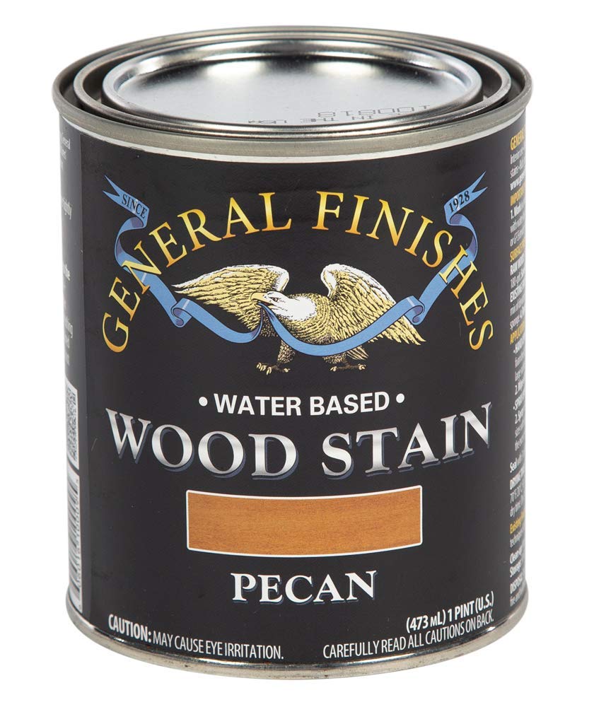 General FinishesWPPT Water Based Wood Stain, 1 Gallon, Pecan, 1 Pint