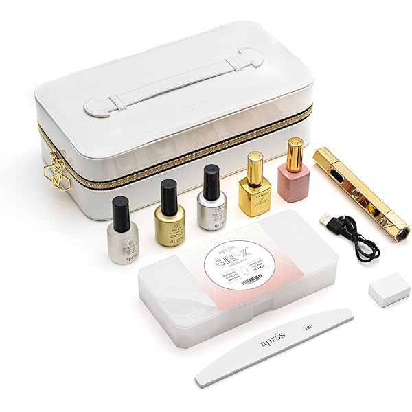 aprés GEL-X Amazon.com: APRÉS Gel-X Professional Nail Kit - Gold Bottle