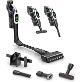 Bosch Unlimited 10 Cordless Stick Vacuum Cleaner | Pet Hair, Multi-Surface, Hard Floors and Carpets - HEPA Filter, Bendable Tube, 25 to 80 Min Battery - 3 Accessories - White