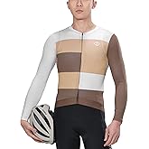 INBIKE Cycling Jersey Long Sleeve Breathable and Quick Dry with 3 Rear Pockets Biking Shirt for Men and Women