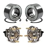 Front Rear Wheel Bearing And Hub Assembly Kit For