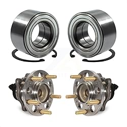Front Rear Wheel Bearing And Hub Assembly Kit For