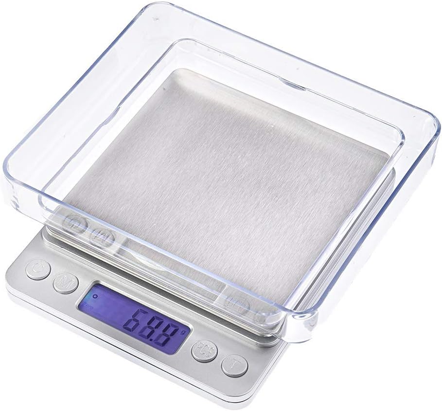 Quantum Abacus Digital Precision Scale/Letter Balance/Accuracy Weighing Machine/Gold Balance/Pocket Scale, 2kg / 0,1gr Resolution, Mod. I2000-2000g0.1