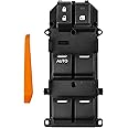 35750-Tb0-H01 Power Window Switch Driver Side Replacement for 2008 Honda Accord 2008 2009 2010 2011 2012 Replace# 35750-TBD-H13, 35750-TA0-A02