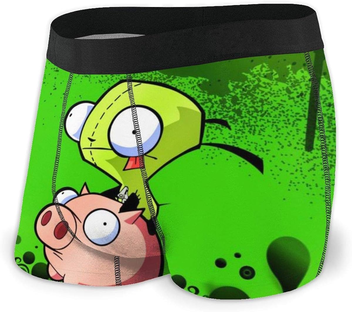 Lsjuee Men's Invader Zim Ultra Soft Underwear Breathable Boxer Briefs