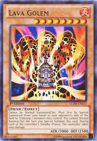 Yu-Gi-Oh! - Lava Golem (LCJW-EN117) - Legendary Collection 4: Joey's World - 1st Edition - Rare