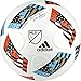 adidas Performance 2016 MLS Top Glider Soccer Ball, White/Shock Blue/Black, Size 3