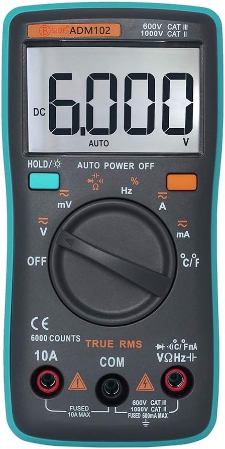 Wenquan,Digital Multimeter Big Screen ZT102(color:GREEN)