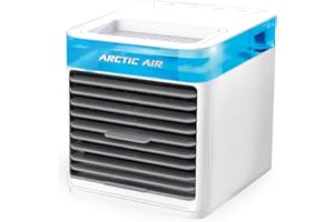 Arctic Air Pure Chill 2.0 Evaporative Air Cooler by Ontel - Powerful, Quiet, Lightweight and Portable Space Cooler with Hydro