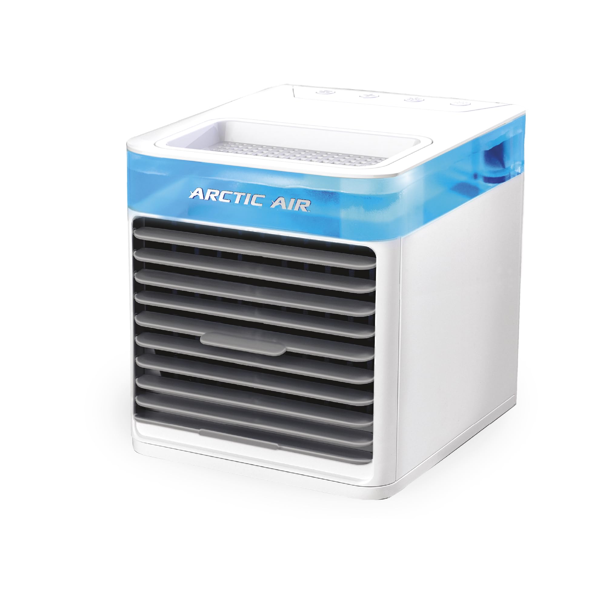 Photo 1 of Arctic Air Pure Chill 2.0 Evaporative Air Cooler by Ontel - Powerful, Quiet, Lightweight and Portable Space Cooler with Hydro-Chill Technology For Bedroom, Office, Living Room & More,Blue