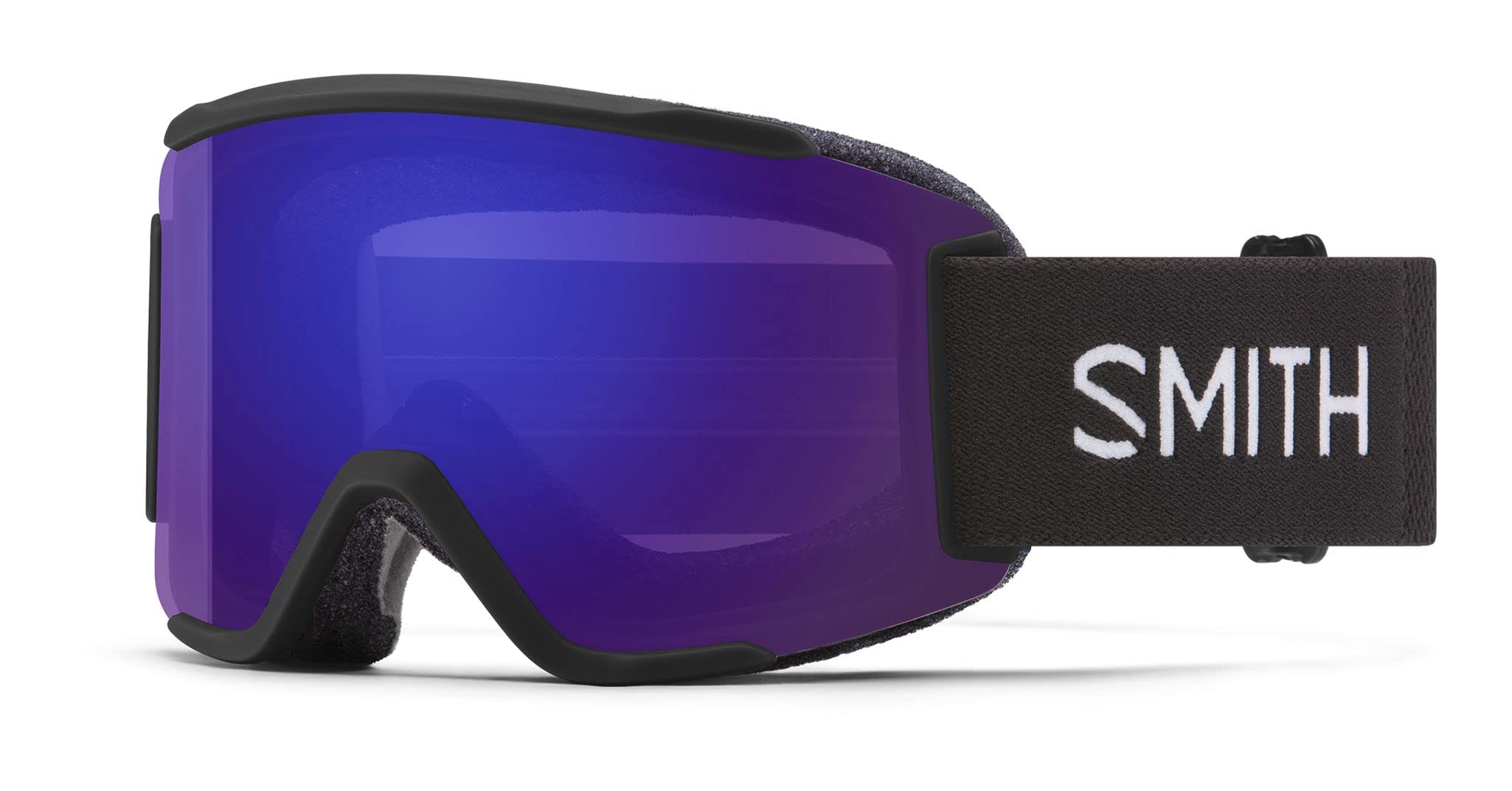 SMITH OPTICS SQUAD S Ski- Snowboardbrille Black - Everyday Violet Mirror NEU