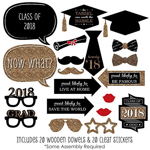 Big Dot Of Happiness Graduation Party Gold 21 Grad Photo Import It All