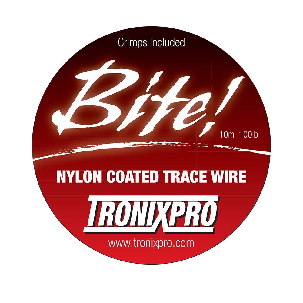 Tronixpro Wire Trace Line W/Crimps, 100lb, 10m