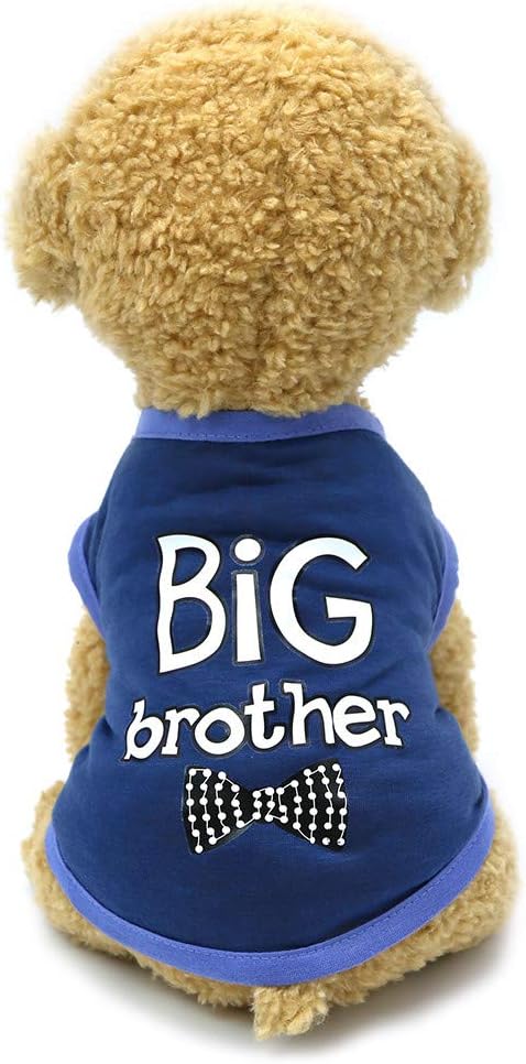 Familizo Sunnywill Pet Puppy Summer Shirt Small Dog Cat Pet Clothes Vest T Shirt