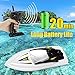 RC Boat Remote Control Boats for Pools and Lakes, ROTOBAND 2.4GHz 14km/h Mini RC Ships Boats Watercraft Toys for Kids Adults Boys Girls (White)