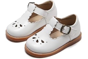 ESTINE Toddler Kids Bow School Uniform Oxford-Little Girls Flower Dress Party Shoes