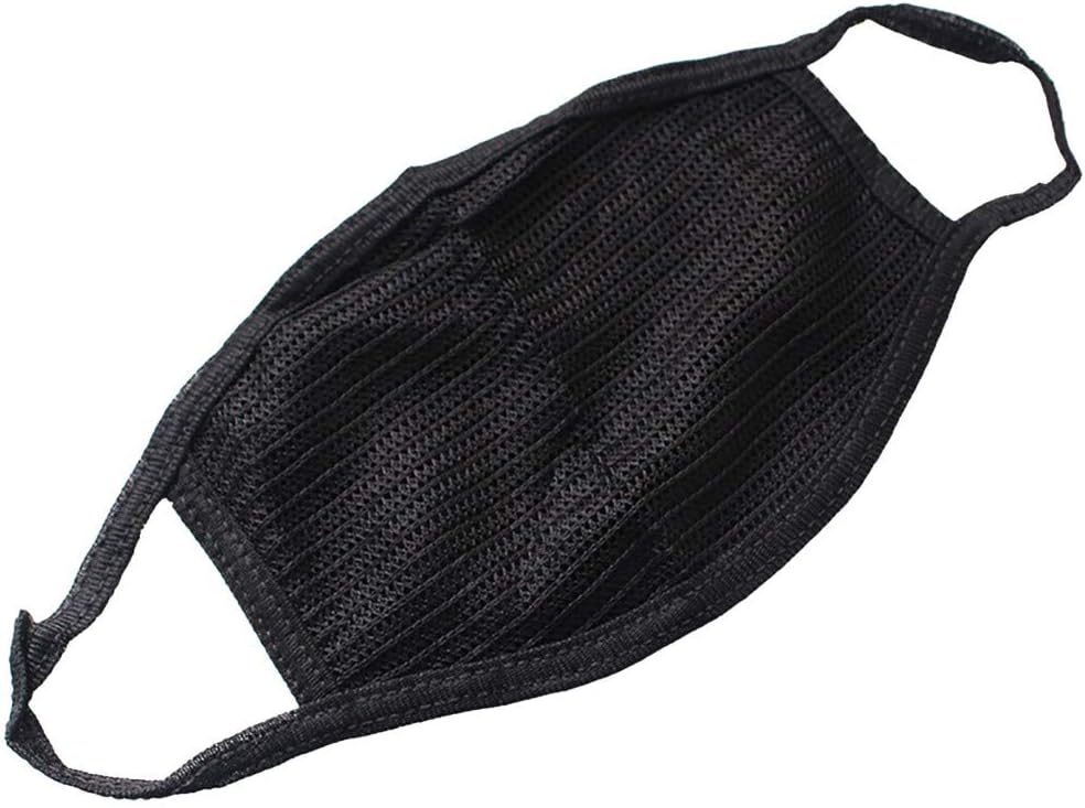 Chrystyna 20PCS Anti Pollution Face Mask Fashion Black Dust-proof Masks Comfort Cotton Mouth Mask ffp3 Dust Mask, Protection N95 Masks, Reusable, for Outdoor Activities Urban Commute