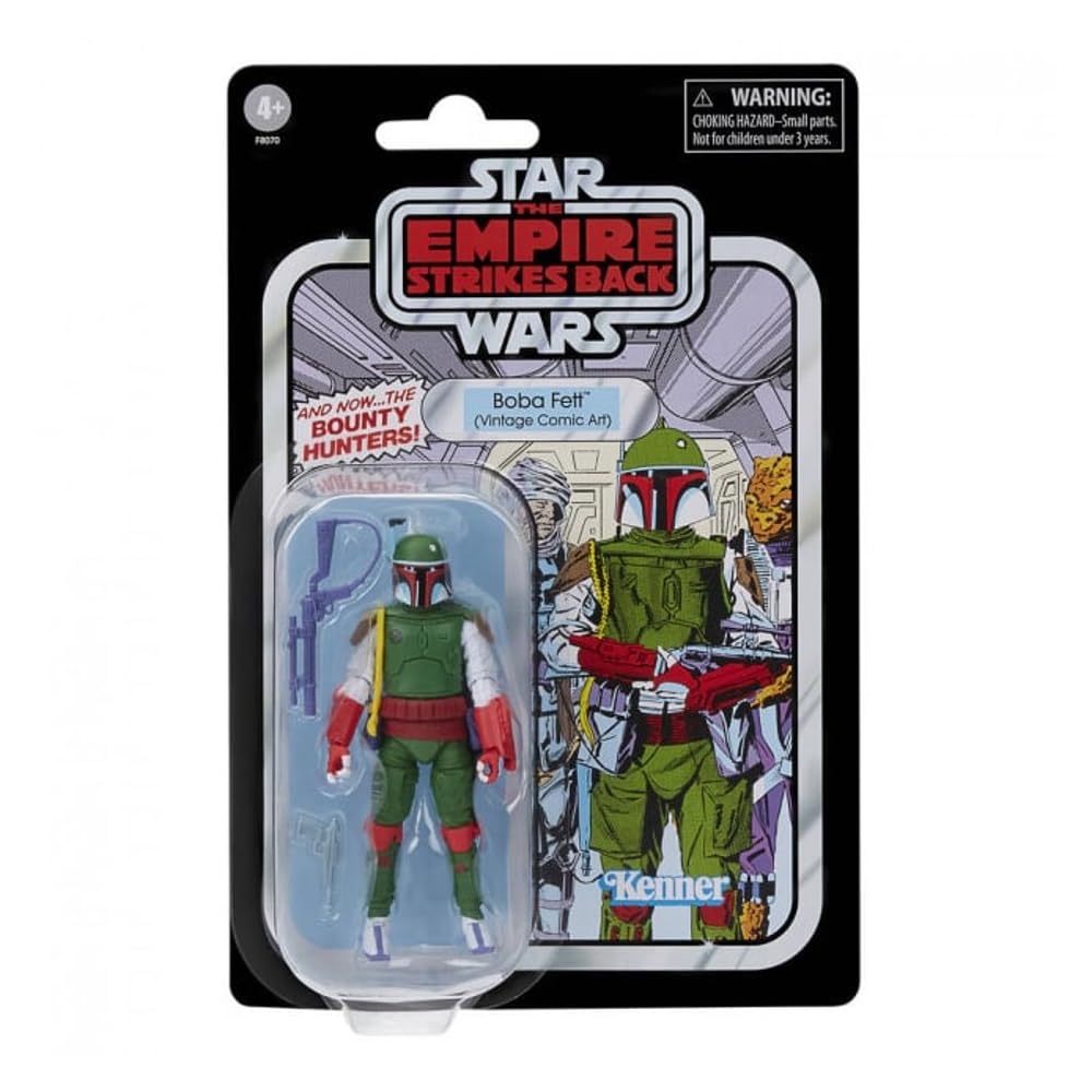 Hasbro Star Wars: The Empire Strikes Back Vintage Collection Boba Fett (Vintage Comic Art) Figurine 10 cm