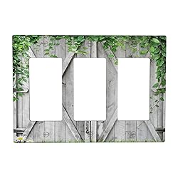 Rustic Plant Florets Animals Vintage Dark