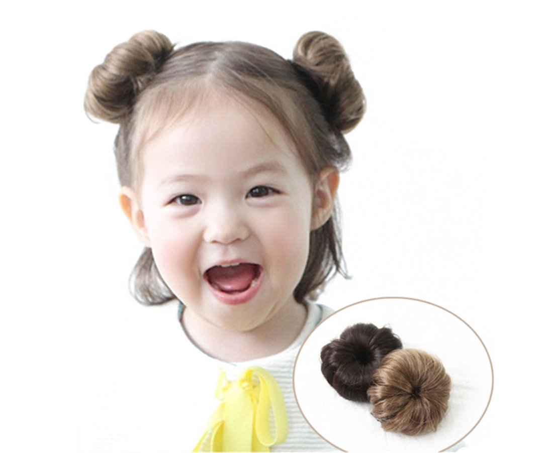Amazon Com Synthetic Hair Clip On Hair Bun Updo Extensions For