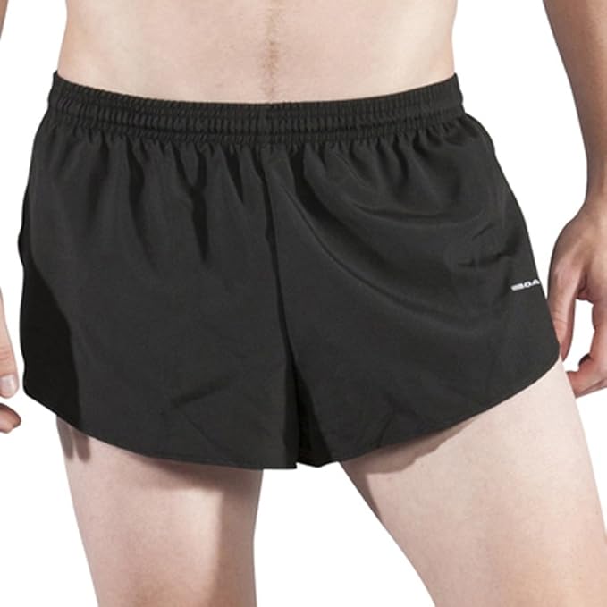BOA Mens 1" Elite Split Solid Running Short (1000B) Clothing
