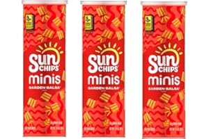 SMILING SWEETS Sunchips Garden Salsa Minis, 3.75 oz Canisters, 3 Pack