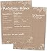 30 Rustic Baby Shower Prediction and Advice Cards - Baby Shower Games for Gender Neutral, Girls or Boys Party - Advice Cards for Baby Shower, Best Wishes for New Parents, Mom & Dad, Mommy & Daddy