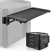 Folding Magnetic Table Fit for ToughBuilt Tool Boxes, Compact Side Workstation for Jobsite &amp; Garage, Space-Saving Foldable Table with Magnetic Surface
