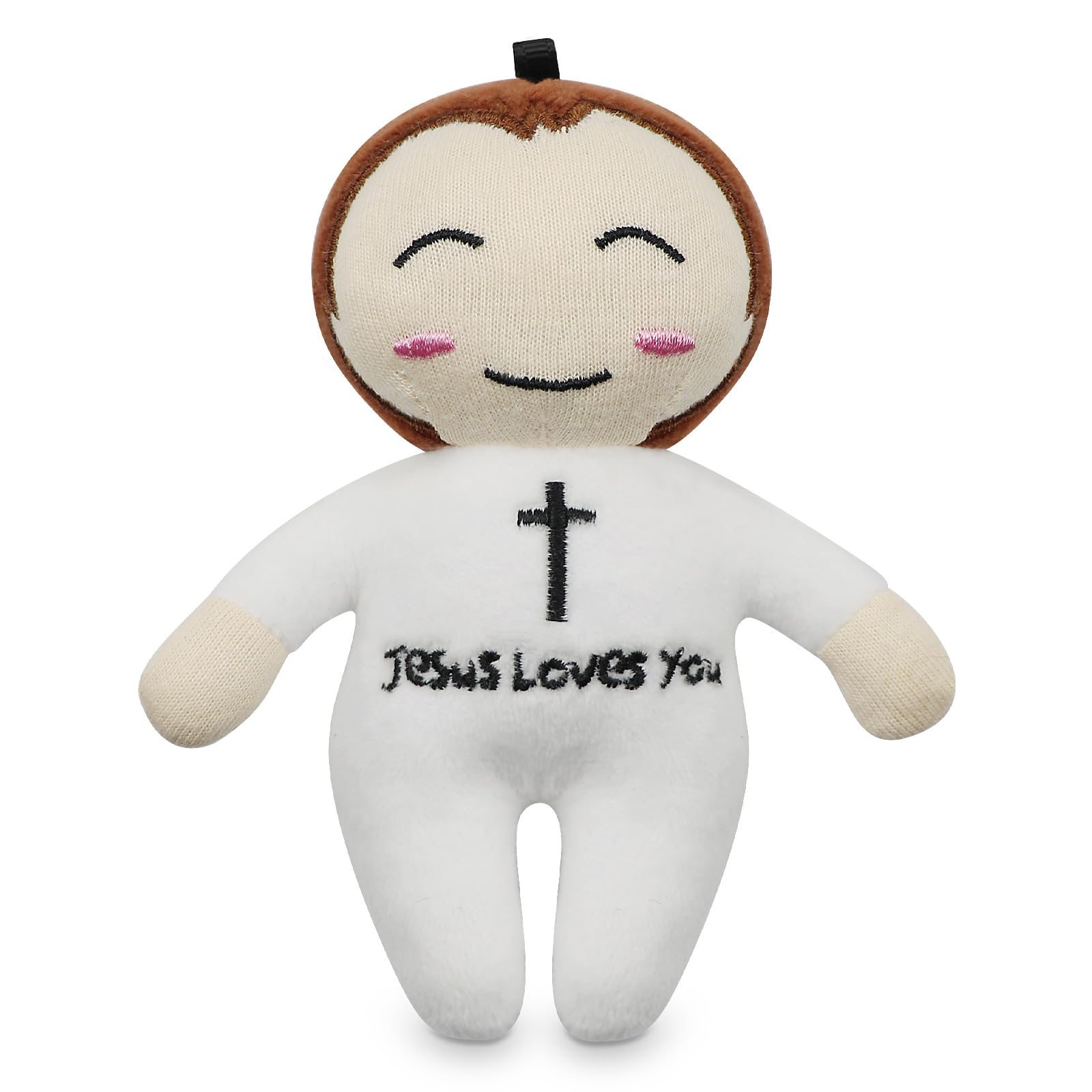 free-space Jesus Plush Doll Christ Religious Figure Toys for Boy Girl Christening Gift (Jesus (Small))