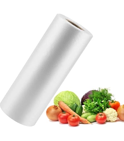 2 Rolls Clear Plastic Produce Bags - 12" X 16", 350 Bags Per Roll, Easy-Tear For Fruits & Vegetables