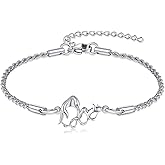 ONEFINITY Penguin Bracelet 925 Sterling Silver Penguin Family Bracelets Ocean Sea Animal Penguin Jewelry Mothers Gifts for Women Mom Grandma Penguin Lover