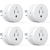 EIGHTREE Smart Plug Alexa, Smart Outlet, Works with Alexa, Google Home and SmartThings, WiFi Smart Plugs with APP Remote Cont
