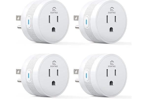 EIGHTREE Smart Plug Alexa, Smart Outlet, Works with Alexa, Google Home and SmartThings, WiFi Smart Plugs with APP Remote Cont