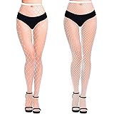 MengPa Fishnet Stockings High Waisted Tights Pantyhose for Women