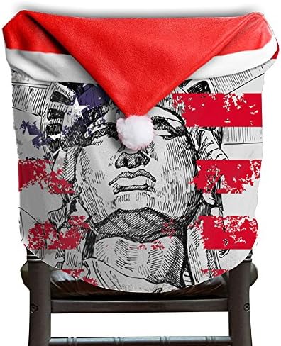 Christmas Seat Cover All Over 3D Printed American Flag Statue Of Liberty New Christmas Ornaments Santa Toilet Seat Cover And Seats Set 50x60CM ZHONGRANINC
