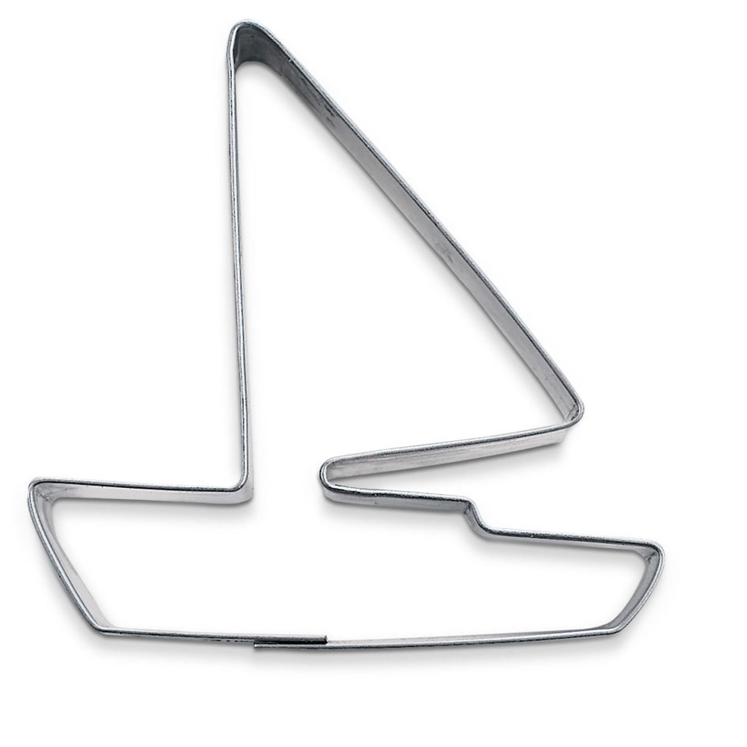 Staedter Stainless Steel Sailing Boat Cookie Cutter, 7 cm, Silver