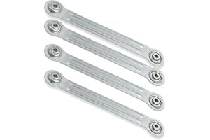 KOMORAX 4 PK Glider Bearing Arm 10" Length, 8 5/8" Hole to Hole Rocker Repair Parts Hardware Kit Replacement (10 Inches Long)