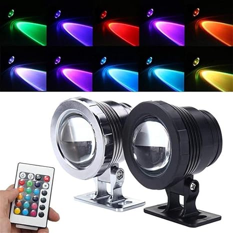 Luces led 10W RGB LED piscina de la fuente de la charca Proyector ...