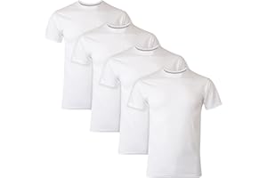 Hanes Ultimate Men's Fresh Iq Slim Fit Crew Undershirt, 4-Pack